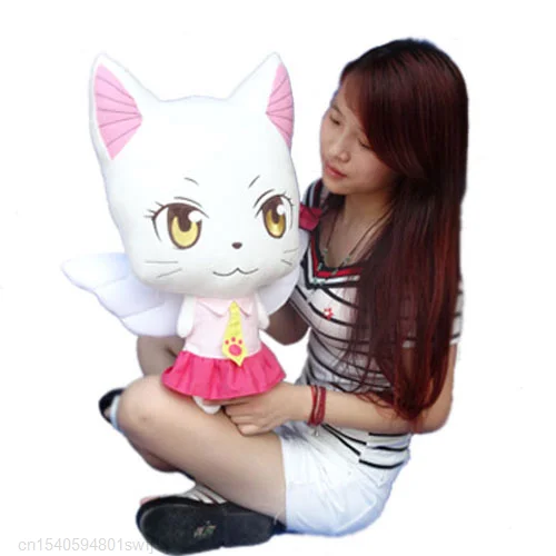 kf Hc3380a1af74a4ce6984d4531442104edw Cute Fairy Tail Carla Plush Toy Happy Charles Soft Stuffed Plushie Toys Anime Cartoom Pillow For - Fairy Tail Shop