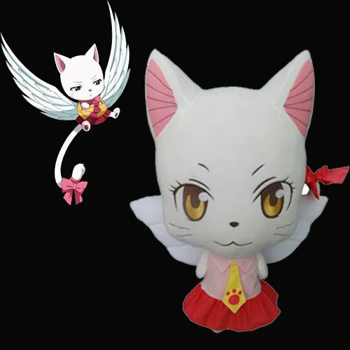 kf Hcc41b0dae36049bfbbe1db7dc6d66e181 Cute Fairy Tail Carla Plush Toy Happy Charles Soft Stuffed Plushie Toys Anime Cartoom Pillow For - Fairy Tail Shop