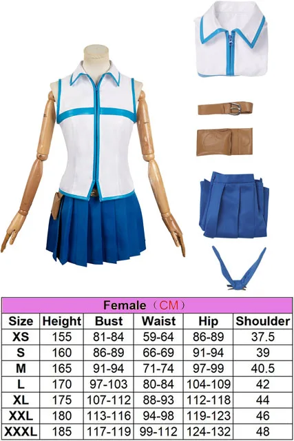 kf S1821bac1dad0414a9f4b72dac959a3f9t Fantasy Lucy Fairy Cosplay Tail Costume Headwear Vest Skirt Women Girls Anime Role Play Outfits Halloween - Fairy Tail Shop