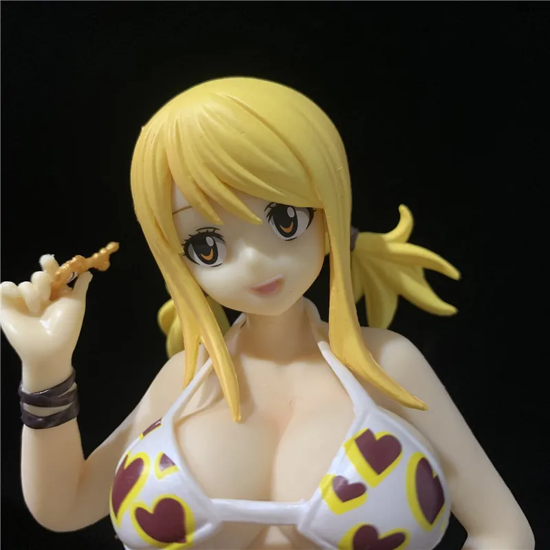 kf S1d90bf32434d487db61f11bd73fe4660A 24CM FAIRY TAIL Lucy Heartfilia Swimming Girl 1 7 Anime Figure PVC Action Figure Model Game - Fairy Tail Shop