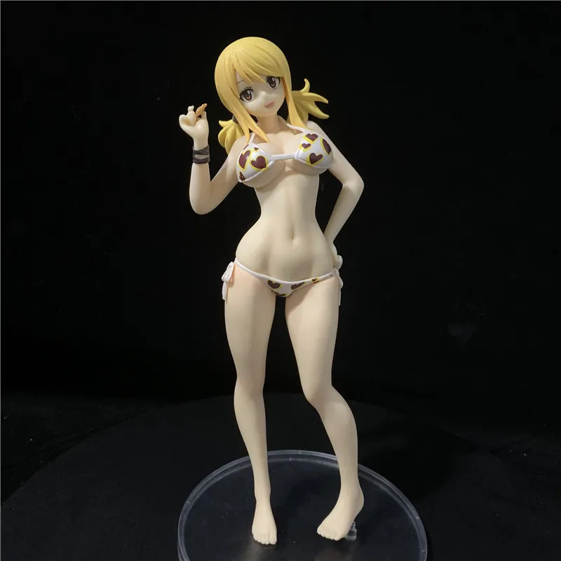 kf S1d9b515dcc334d1e825cffd0bc6482d1M 24CM FAIRY TAIL Lucy Heartfilia Swimming Girl 1 7 Anime Figure PVC Action Figure Model Game - Fairy Tail Shop