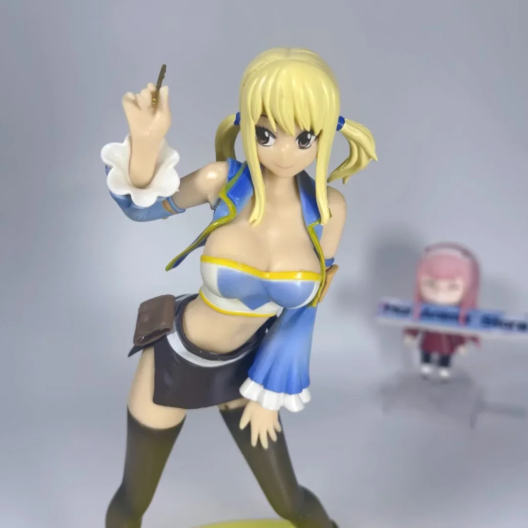 kf S4b49cde352f44312acf86ddbf9bdd1feI Anime Fairy Tail Lucy Figure Swimsuit Girl Action Figurine Lucy Heartfilia Fairy Tail Sculpture Collection PVC - Fairy Tail Shop