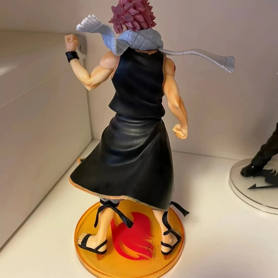 kf S6444fad77b204f4bb80a386224f5a552W 23cm Anime Fairy Tail Figure Natsu Dragneel Figure Toy Lucy Heartfilia Model For Gifts Doll - Fairy Tail Shop