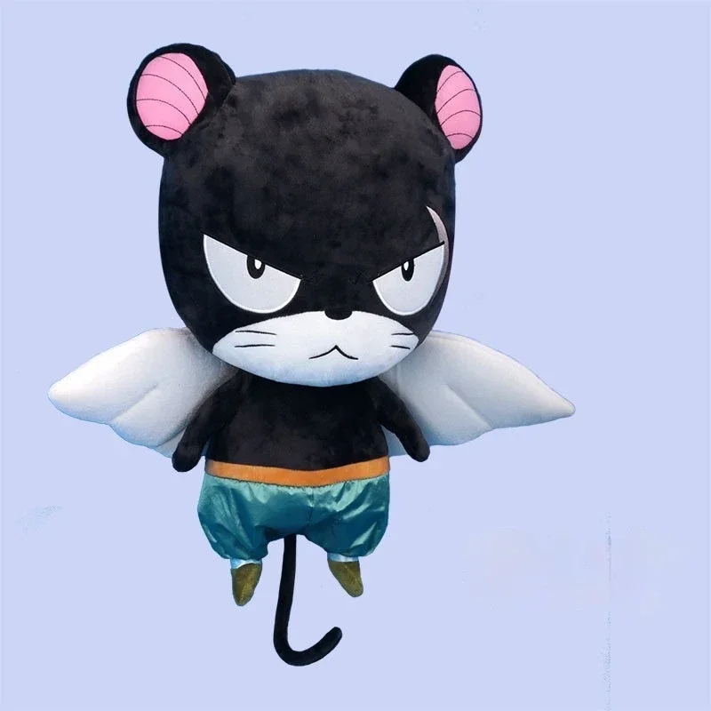 kf S673cf2134ffb4285a8aa8478288b36ed7 50cm Dark Gray Lili Plush Toy Fairy Tail Cat Peripheral Animation Doll Pillow Bedroom Sofa Home - Fairy Tail Shop