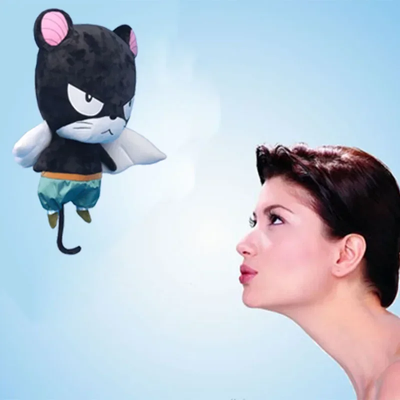 kf S7d3187c9623b42819fd061633f6a7b6di 50cm Dark Gray Lili Plush Toy Fairy Tail Cat Peripheral Animation Doll Pillow Bedroom Sofa Home - Fairy Tail Shop