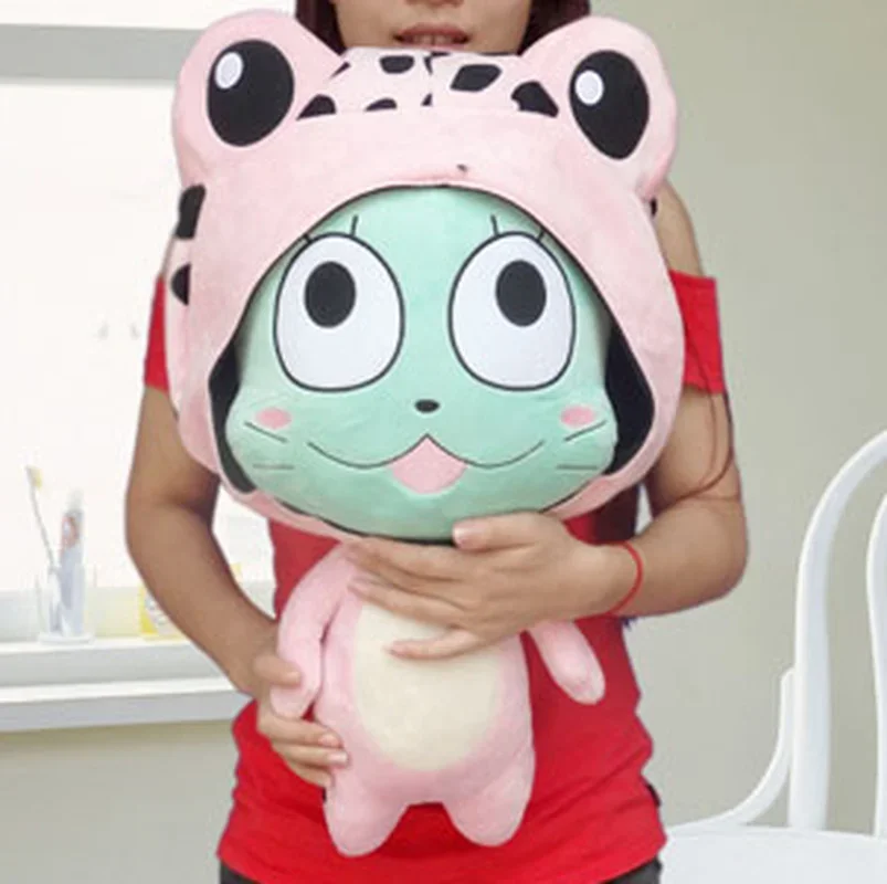 kf S80035c6dfb5547209337643c940f0e4dI 58cm Floussie Fairy Tail Plush Toy Two Dimensonal Cat Peripheral Animation Doll Pillow Bedroom Sofa Home - Fairy Tail Shop