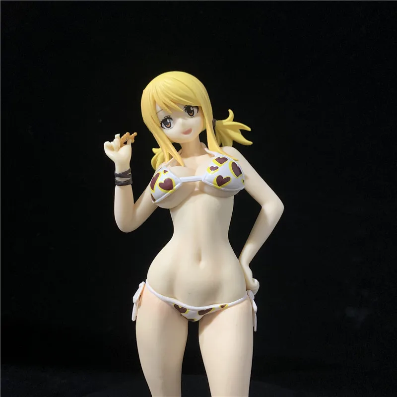 kf S8ae16f36b3d240cd8980caedca01df23x 24CM FAIRY TAIL Lucy Heartfilia Swimming Girl 1 7 Anime Figure PVC Action Figure Model Game - Fairy Tail Shop