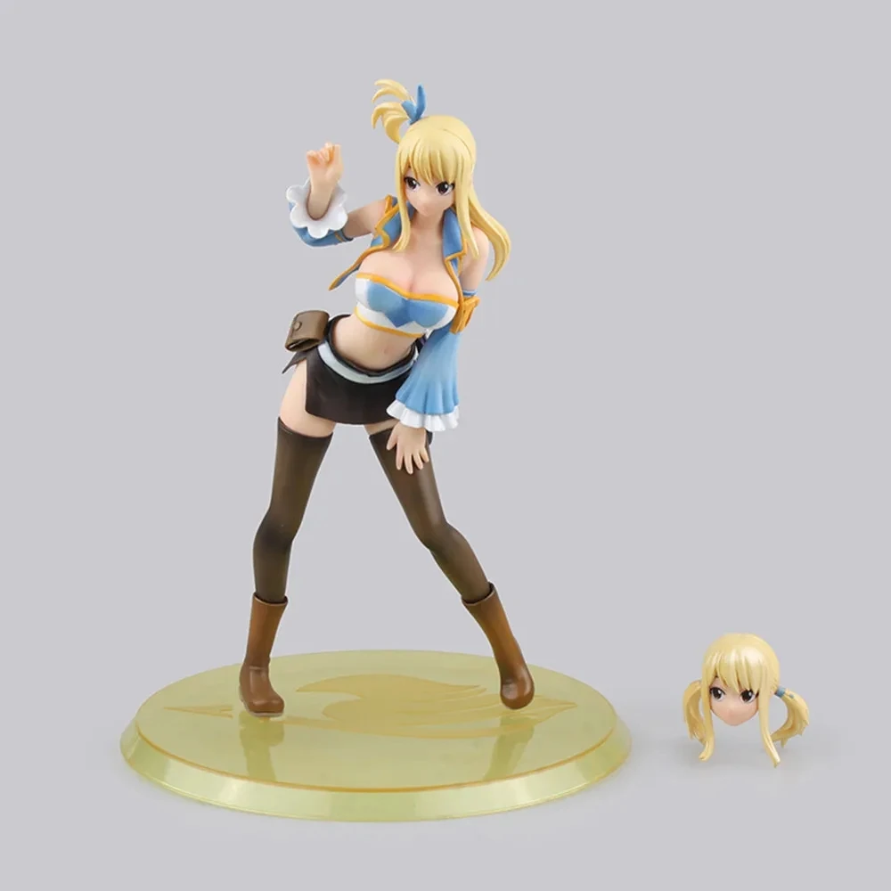 kf S93d0853b0027413e86a877842dd3450by 23cm Anime Fairy Tail Figure Natsu Dragneel Figure Toy Lucy Heartfilia Model For Gifts Doll - Fairy Tail Shop