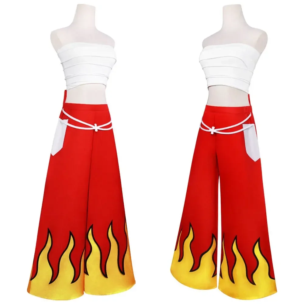 kf Scd4071db70cd4e77923a3a7a3a12fe6aB FAIRY TAIL Anime Erza Scarlet Cosplay Costume Top Pants Suit Woman Party Halloween Costume - Fairy Tail Shop