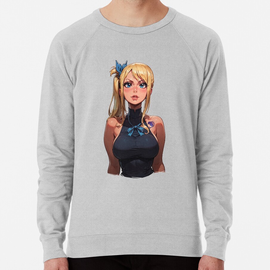 ssrcolightweight sweatshirtmensheather greyfrontsquare productx1000 bgf8f8f8 1 - Fairy Tail Shop
