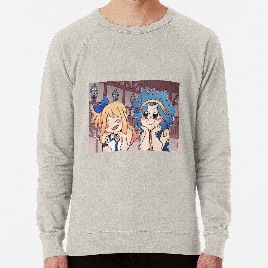 ssrcolightweight sweatshirtmensheather oatmealfrontsquare productx1000 bgf8f8f8 2 - Fairy Tail Shop