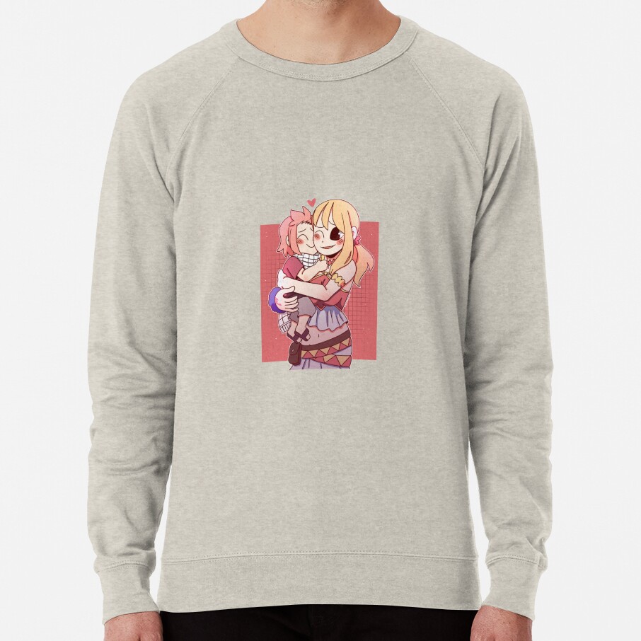 ssrcolightweight sweatshirtmensheather oatmealfrontsquare productx1000 bgf8f8f8 4 - Fairy Tail Shop