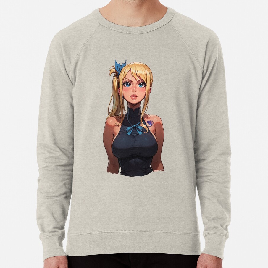 ssrcolightweight sweatshirtmensoatmeal heatherfrontsquare productx1000 bgf8f8f8 1 - Fairy Tail Shop