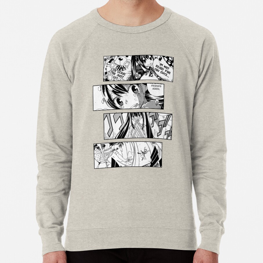 ssrcolightweight sweatshirtmensoatmeal heatherfrontsquare productx1000 bgf8f8f8 26 - Fairy Tail Shop