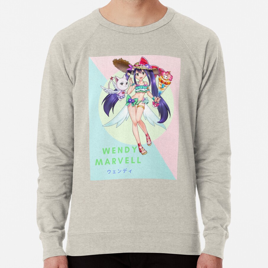 ssrcolightweight sweatshirtmensoatmeal heatherfrontsquare productx1000 bgf8f8f8 28 - Fairy Tail Shop
