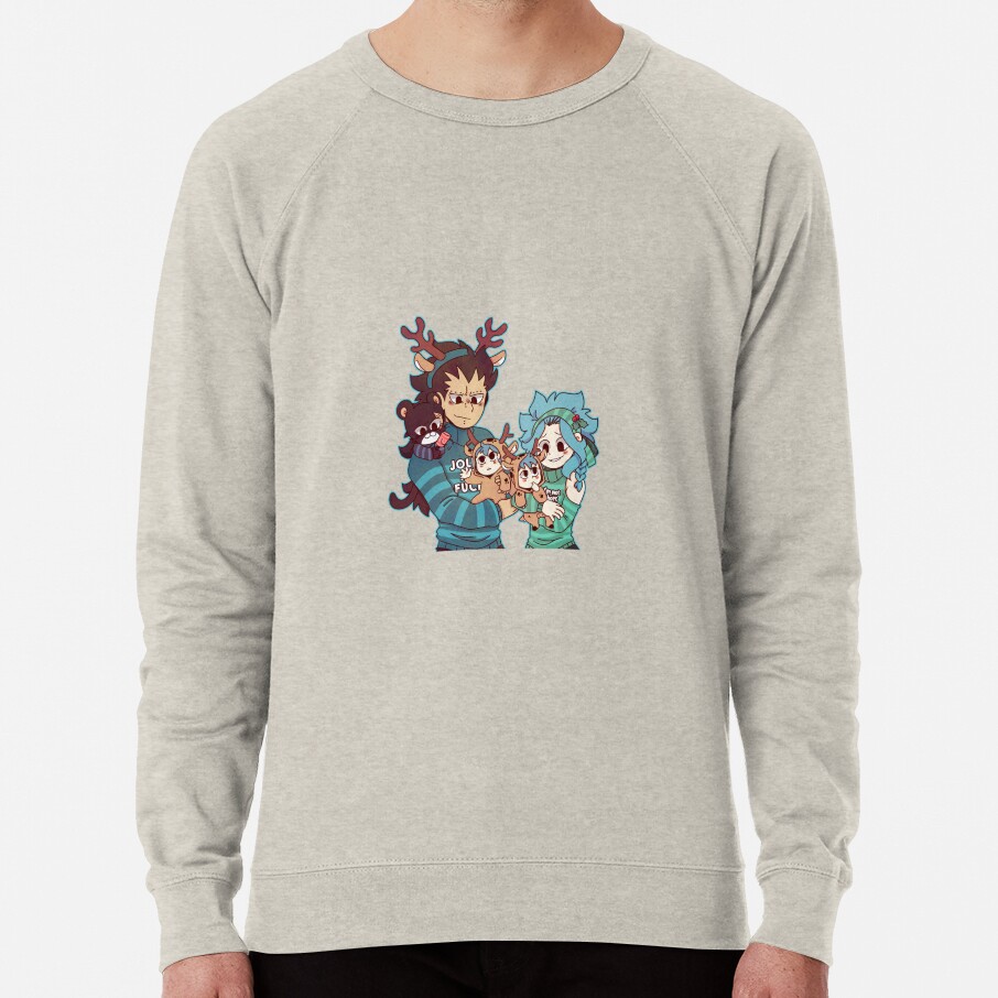 ssrcolightweight sweatshirtmensoatmeal heatherfrontsquare productx1000 bgf8f8f8 54 - Fairy Tail Shop