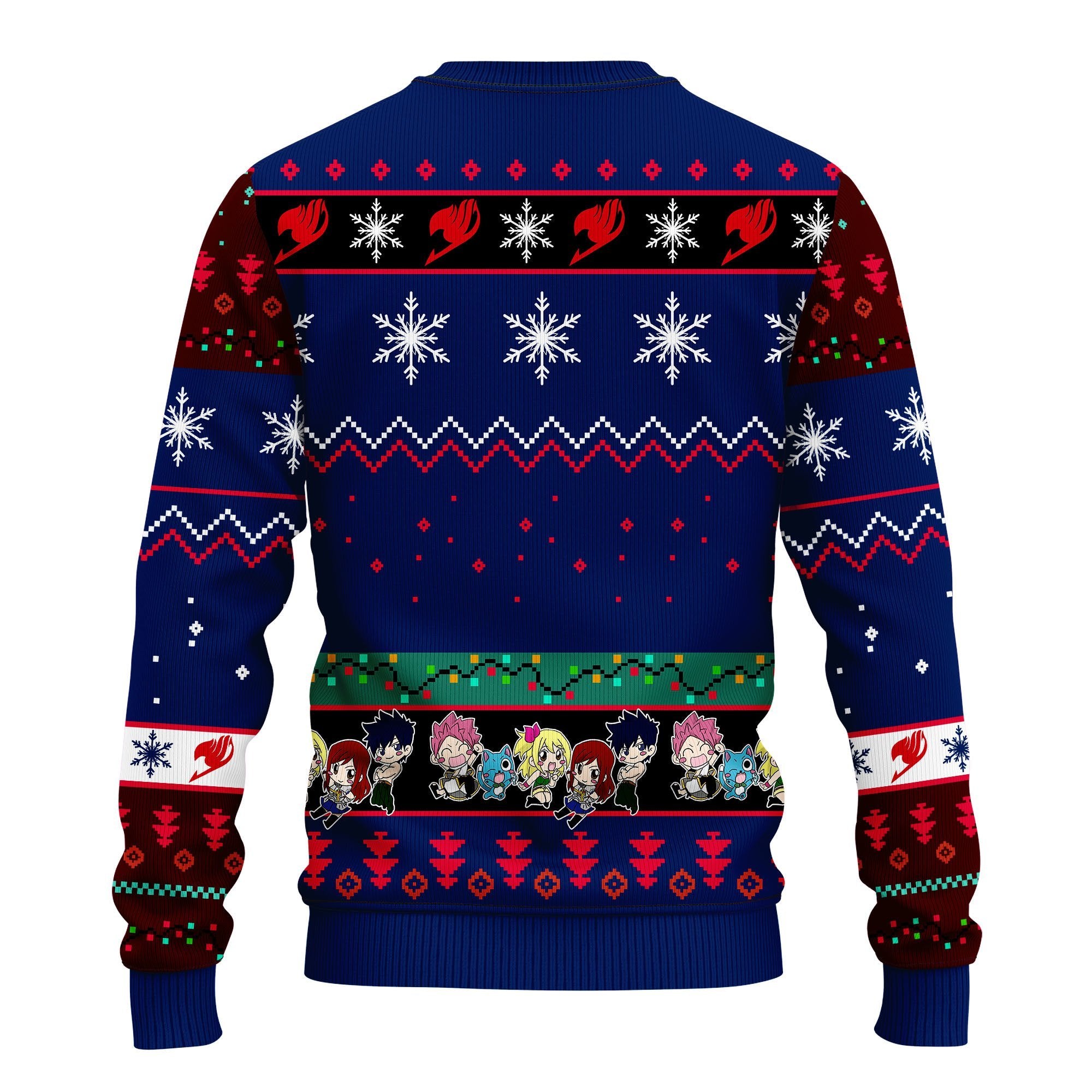 fairy tail anime christmas sweater blue 1 amazing gift idea thanksgiving gift l9blj - Fairy Tail Shop