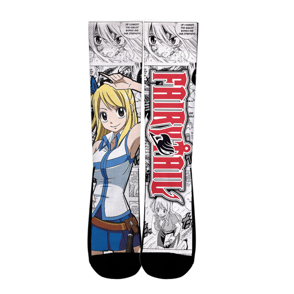 lucy heartfilia socks fairy tail custom anime socks manga style - Fairy Tail Shop