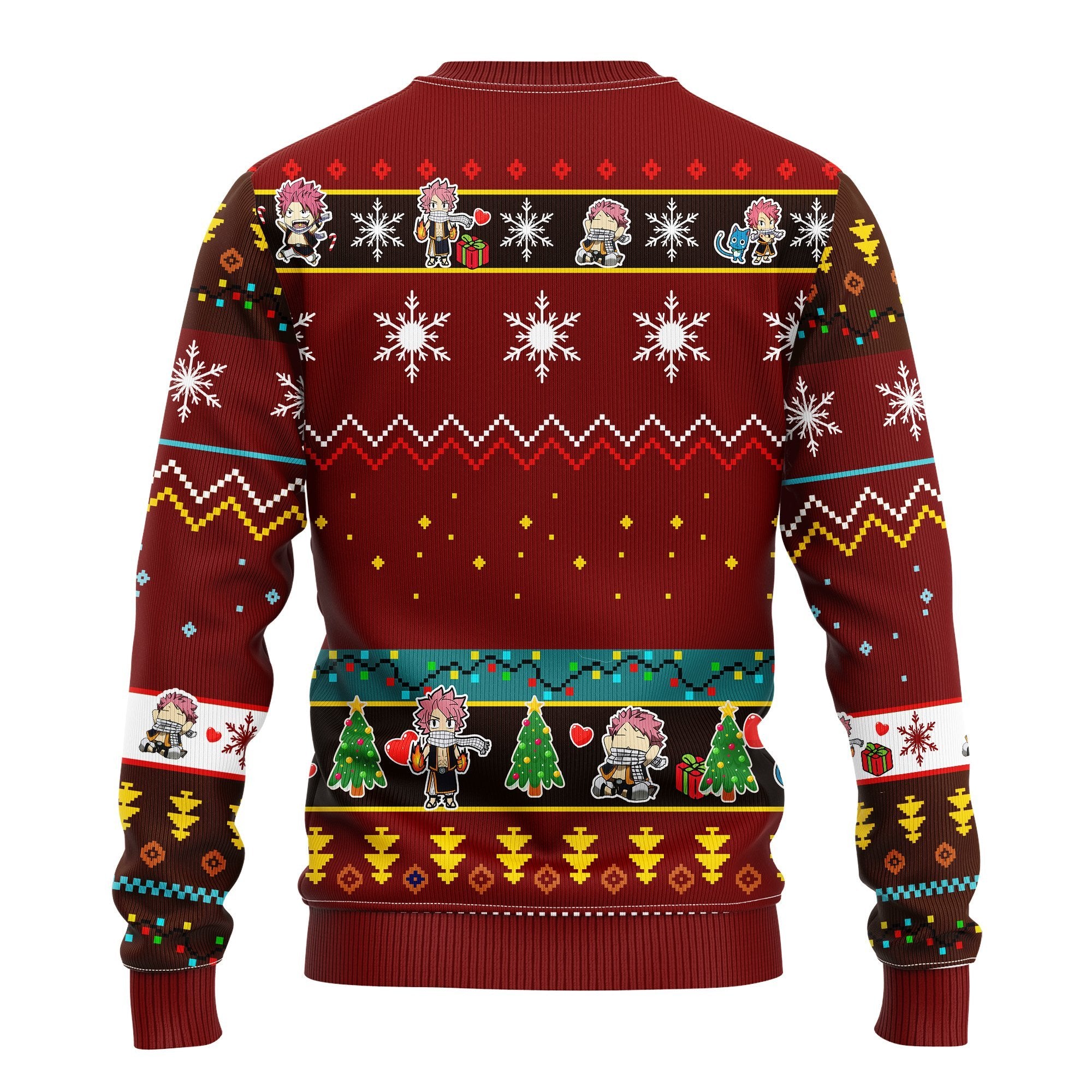 natsu fairy tail anime ugly christmas sweater amazing gift idea thanksgiving gift cfb95 - Fairy Tail Shop
