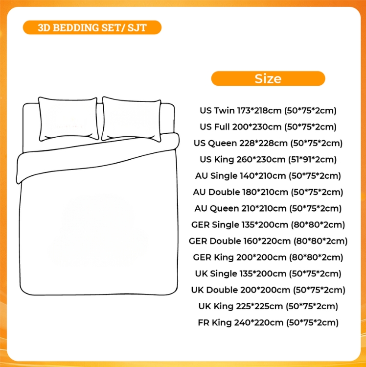 3D BEDDING SET - Fairy Tail Shop