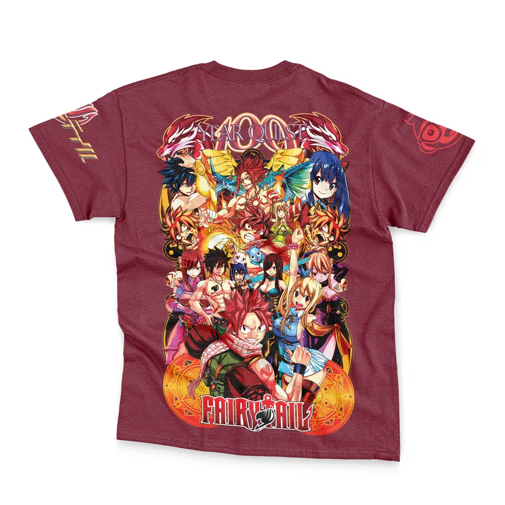 ft Streetwear T Shirt Back wrinkly - Fairy Tail Shop