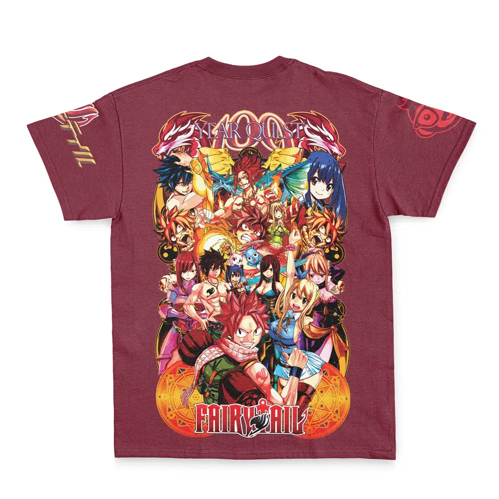 ft Streetwear T Shirt Back - Fairy Tail Shop