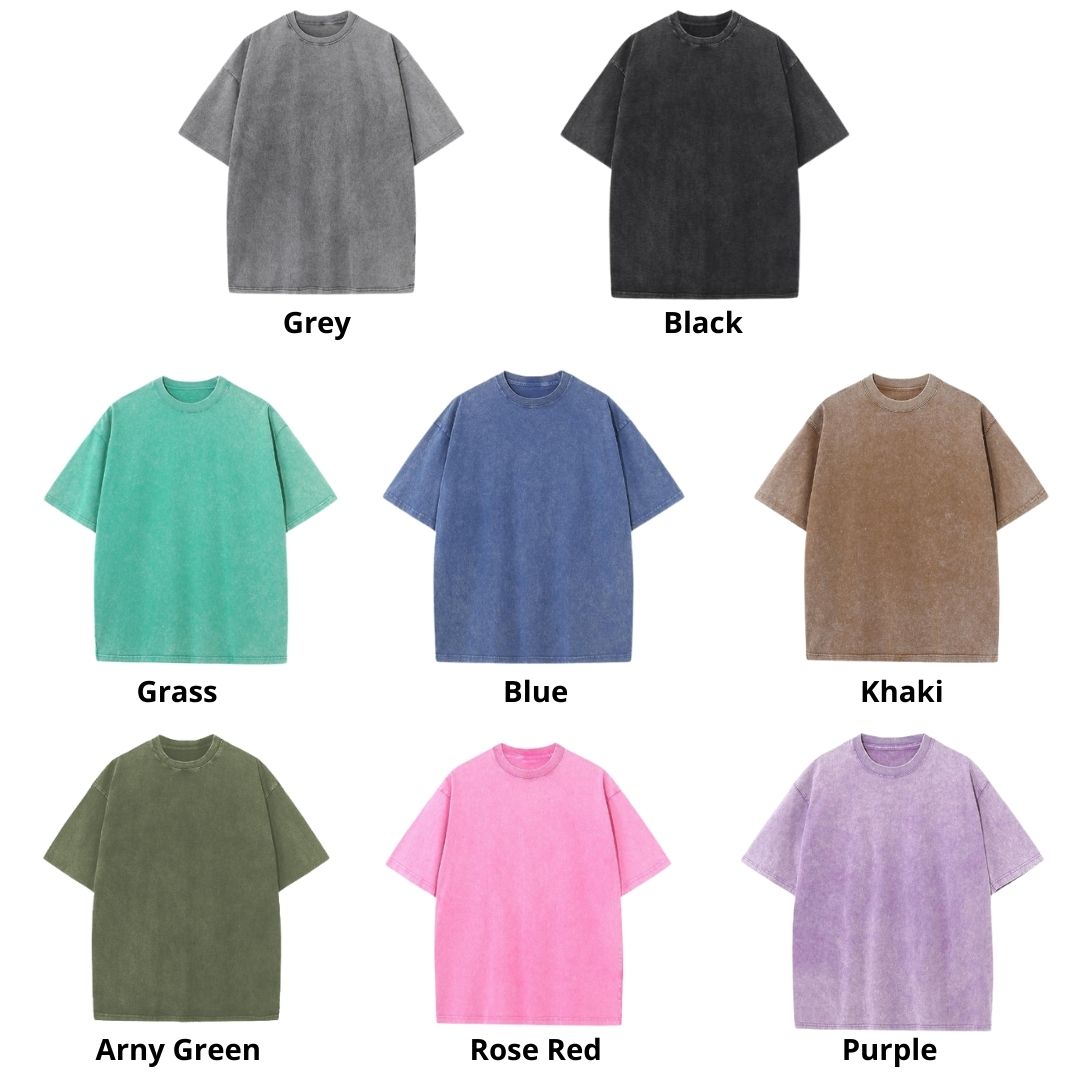 Mineral Wash T Shirt Color - Fairy Tail Shop